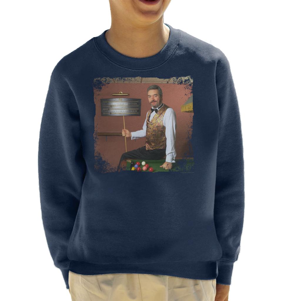 TV Times Snooker Player John Virgo From The Big Break Kids Sweatshirt-ALL + EVERY