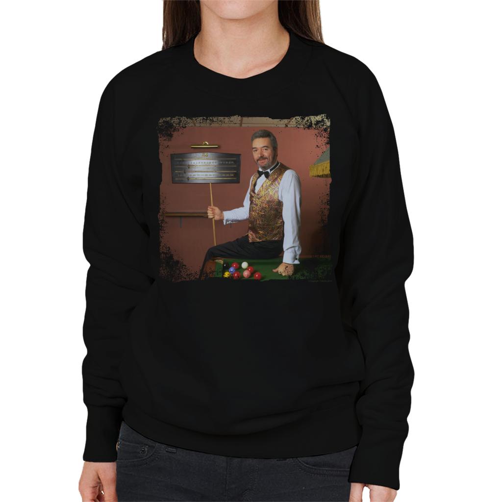 TV Times Snooker Player John Virgo From The Big Break Women's Sweatshirt-ALL + EVERY