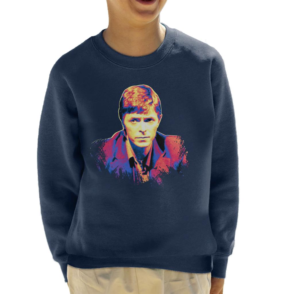 TV Times David Bowie Bing Crosby Show 1977 Pop Art Stylised Kids Sweatshirt-ALL + EVERY