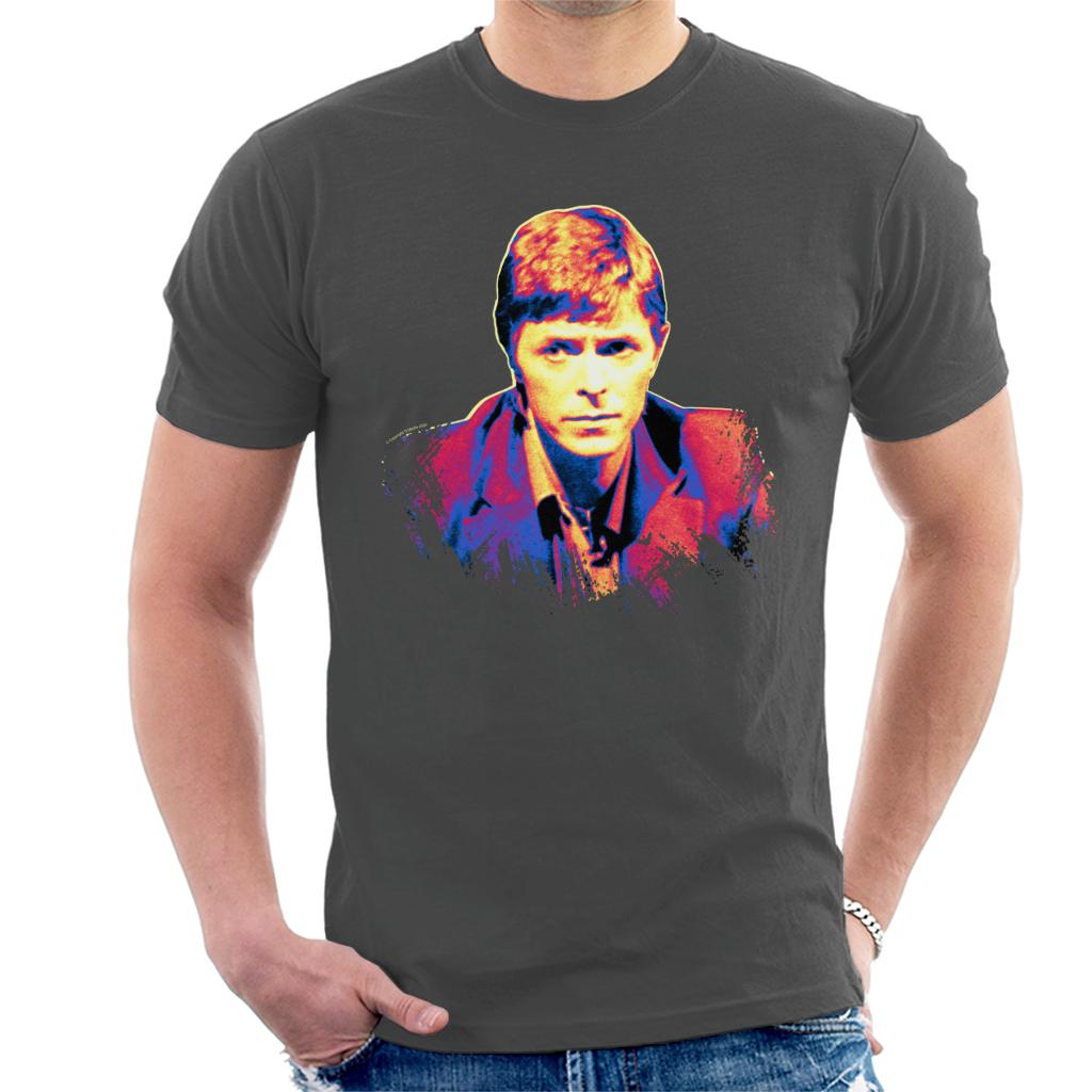 TV Times David Bowie Bing Crosby Show 1977 Pop Art Stylised Men's T-Shirt-ALL + EVERY