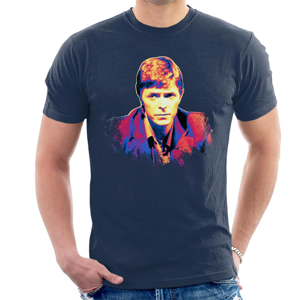 TV Times David Bowie Bing Crosby Show 1977 Pop Art Stylised Men's T-Shirt-ALL + EVERY