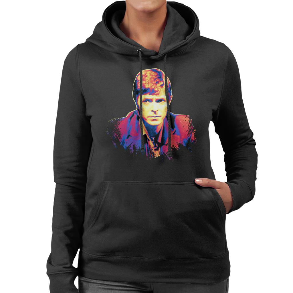 TV Times David Bowie Bing Crosby Show 1977 Pop Art Stylised Women's Hooded Sweatshirt-ALL + EVERY