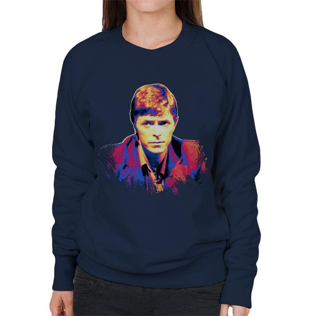 TV Times David Bowie Bing Crosby Show 1977 Pop Art Stylised Women's Sweatshirt-ALL + EVERY