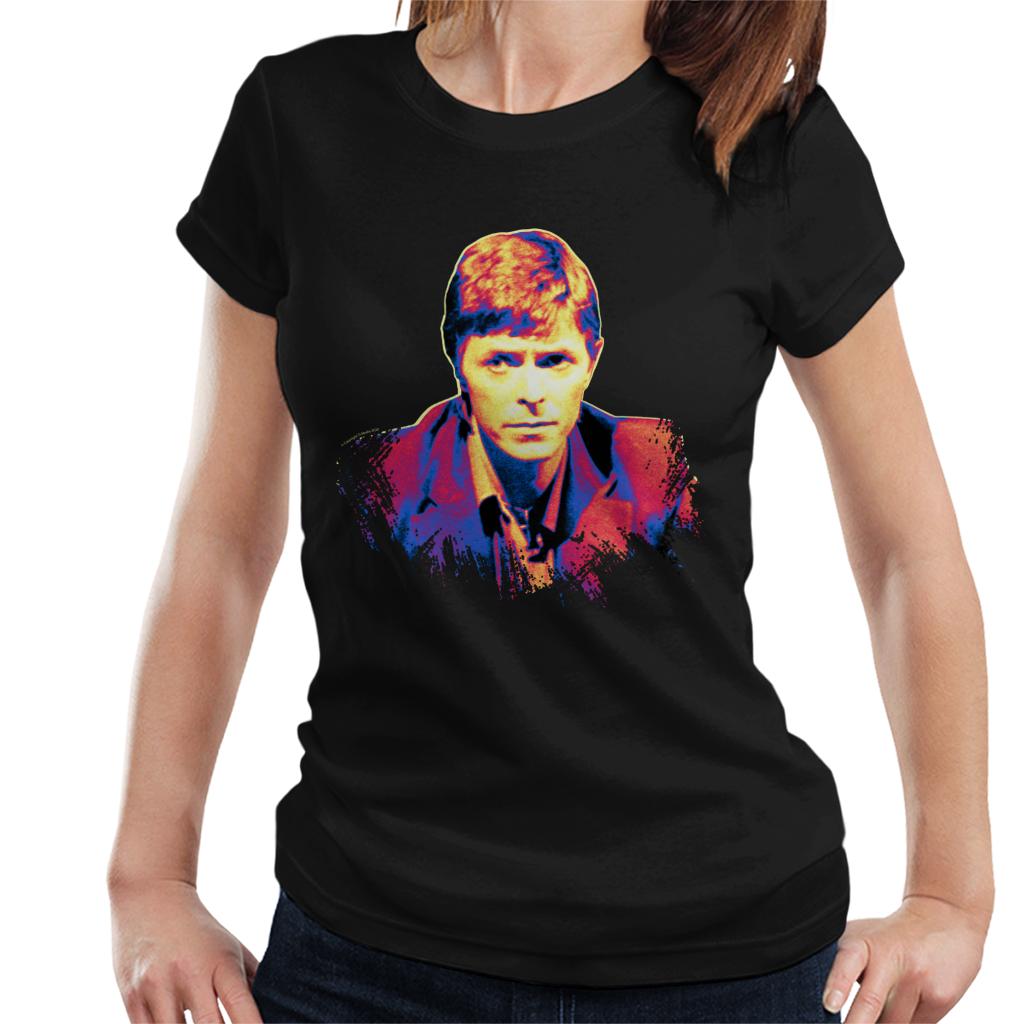 TV Times David Bowie Bing Crosby Show 1977 Pop Art Stylised Women's T-Shirt-ALL + EVERY