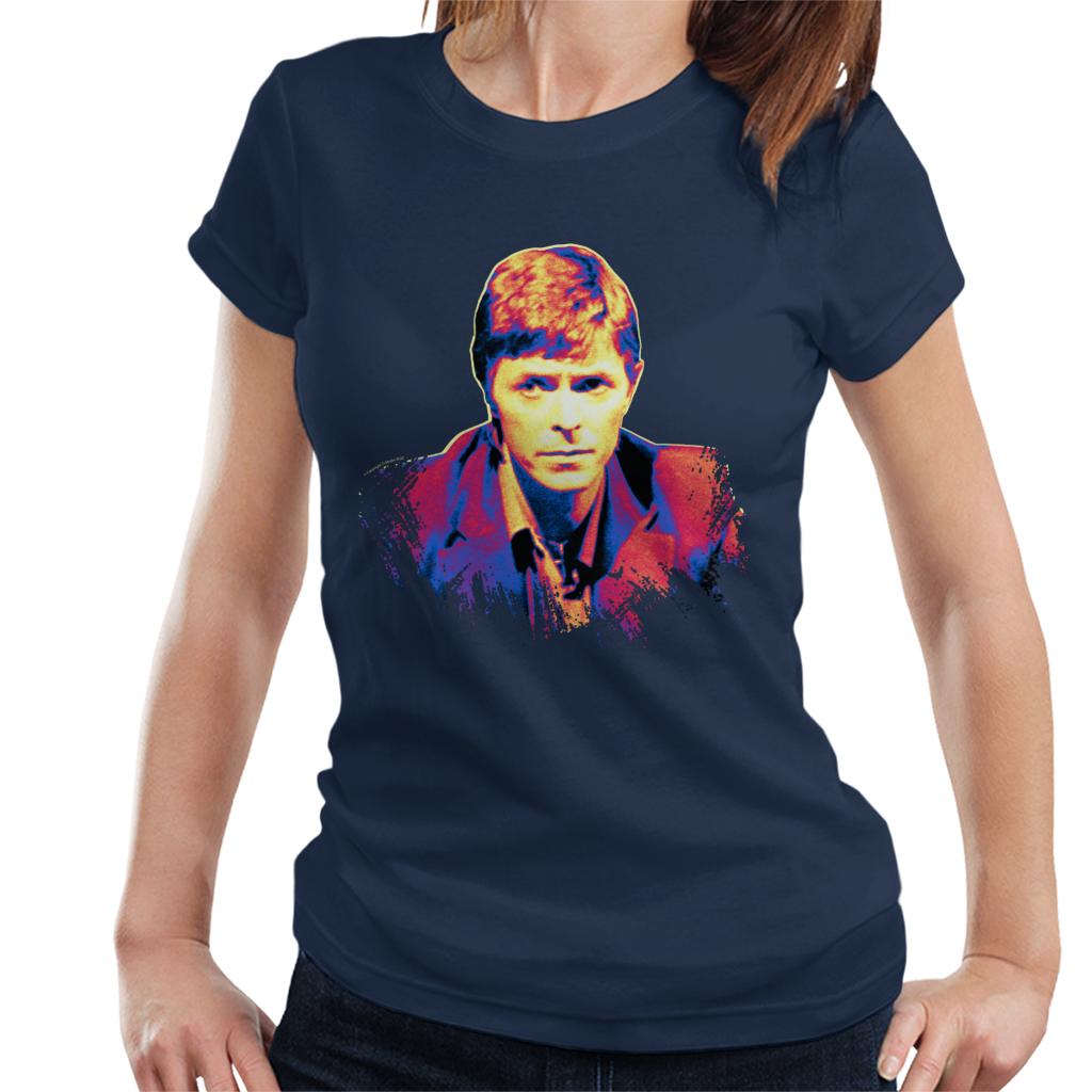 TV Times David Bowie Bing Crosby Show 1977 Pop Art Stylised Women's T-Shirt-ALL + EVERY