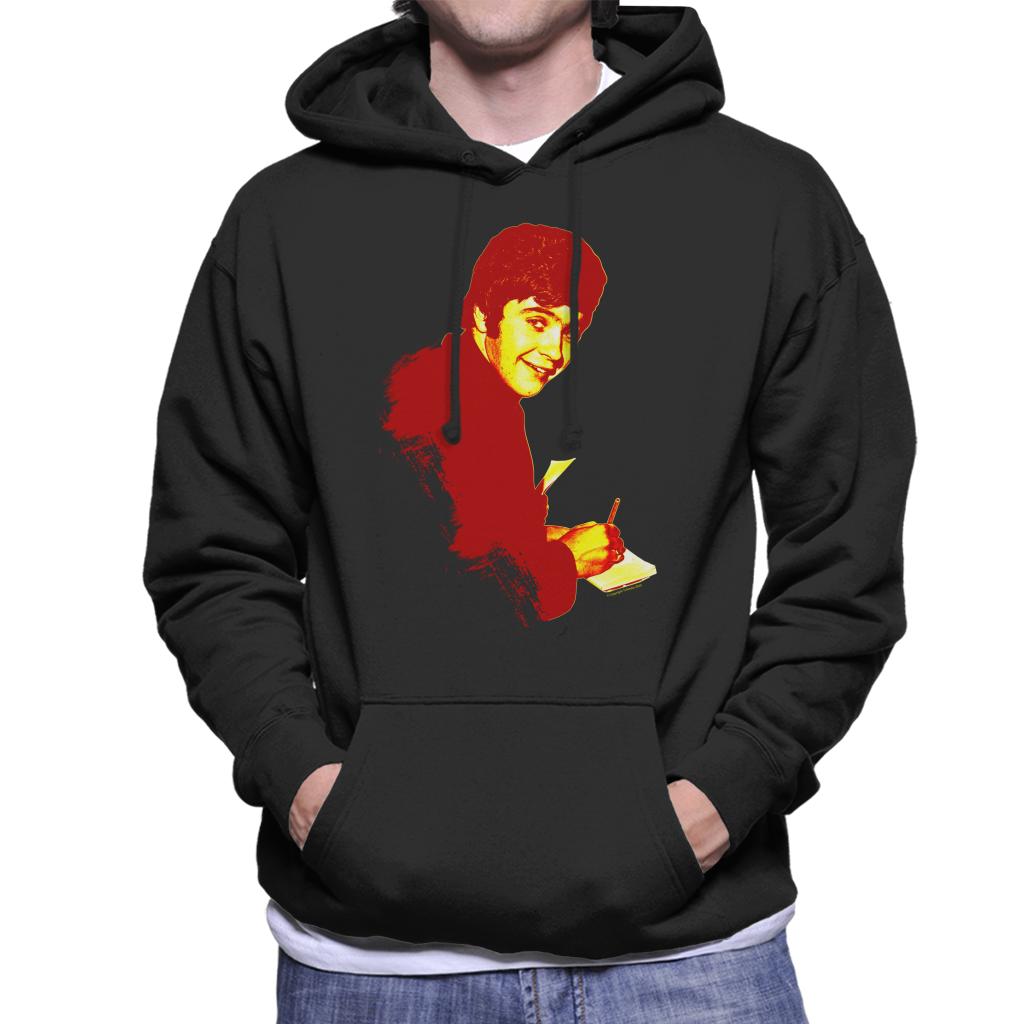 TV Times David Essex Signing Autographs Pop Art Stylised Men's Hooded Sweatshirt-ALL + EVERY