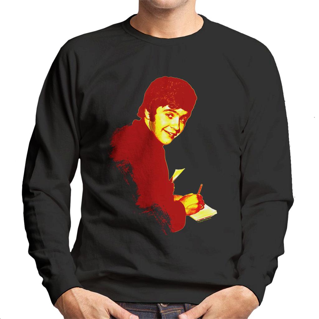 TV Times David Essex Signing Autographs Pop Art Stylised Men's Sweatshirt-ALL + EVERY