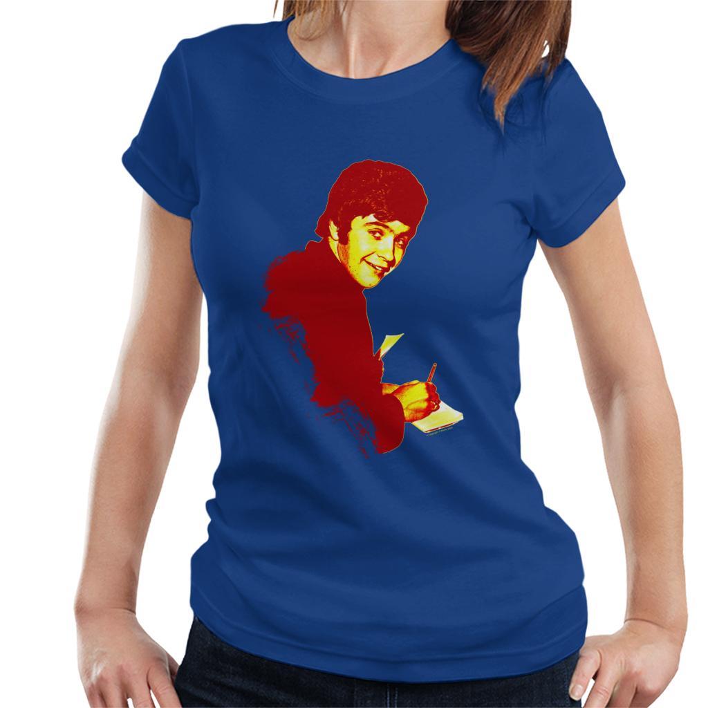 TV Times David Essex Signing Autographs Pop Art Stylised Women's T-Shirt-ALL + EVERY