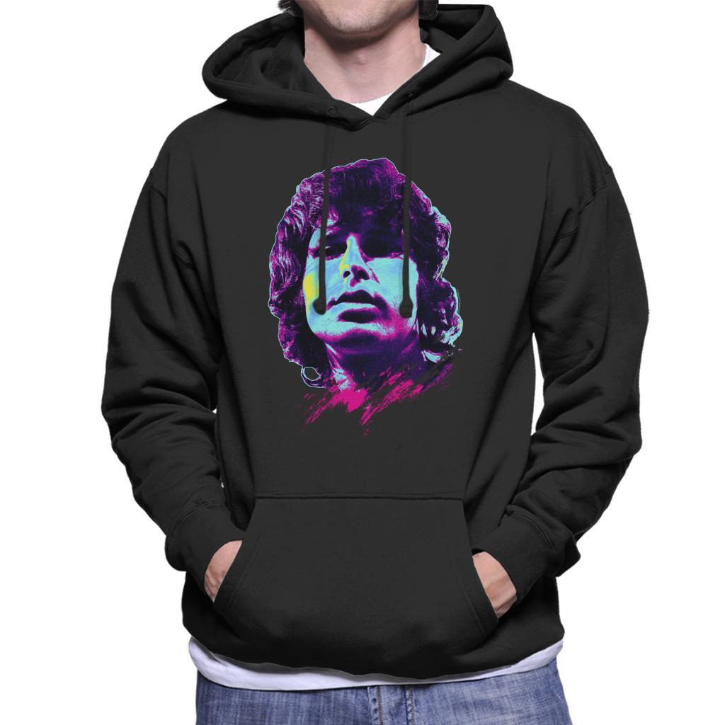 TV Times Jim Morrison Retro Pop Art Stylised Men's Hooded Sweatshirt-ALL + EVERY