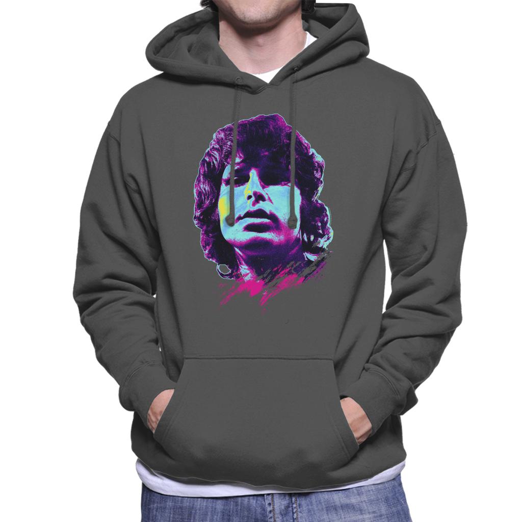 TV Times Jim Morrison Retro Pop Art Stylised Men's Hooded Sweatshirt-ALL + EVERY