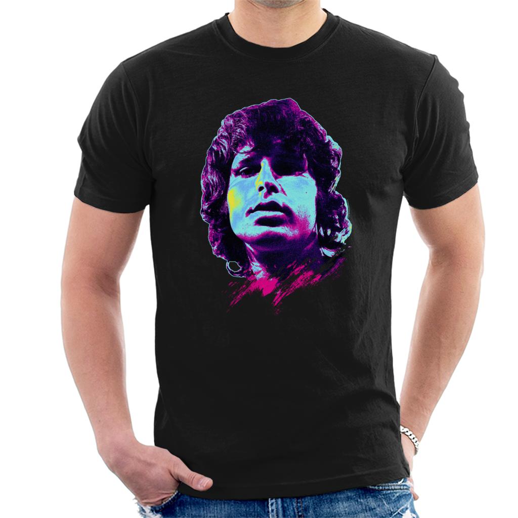 TV Times Jim Morrison Retro Pop Art Stylised Men's T-Shirt-ALL + EVERY