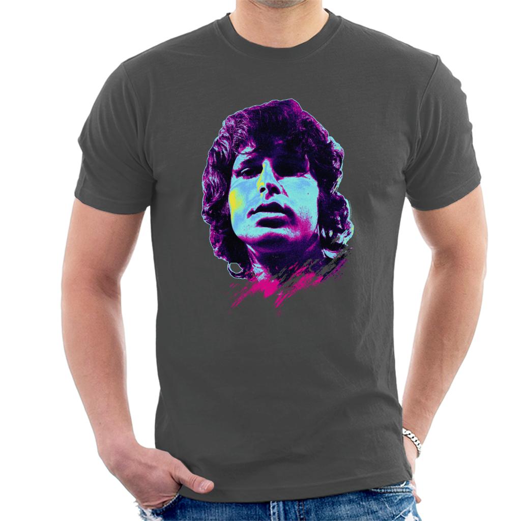 TV Times Jim Morrison Retro Pop Art Stylised Men's T-Shirt-ALL + EVERY