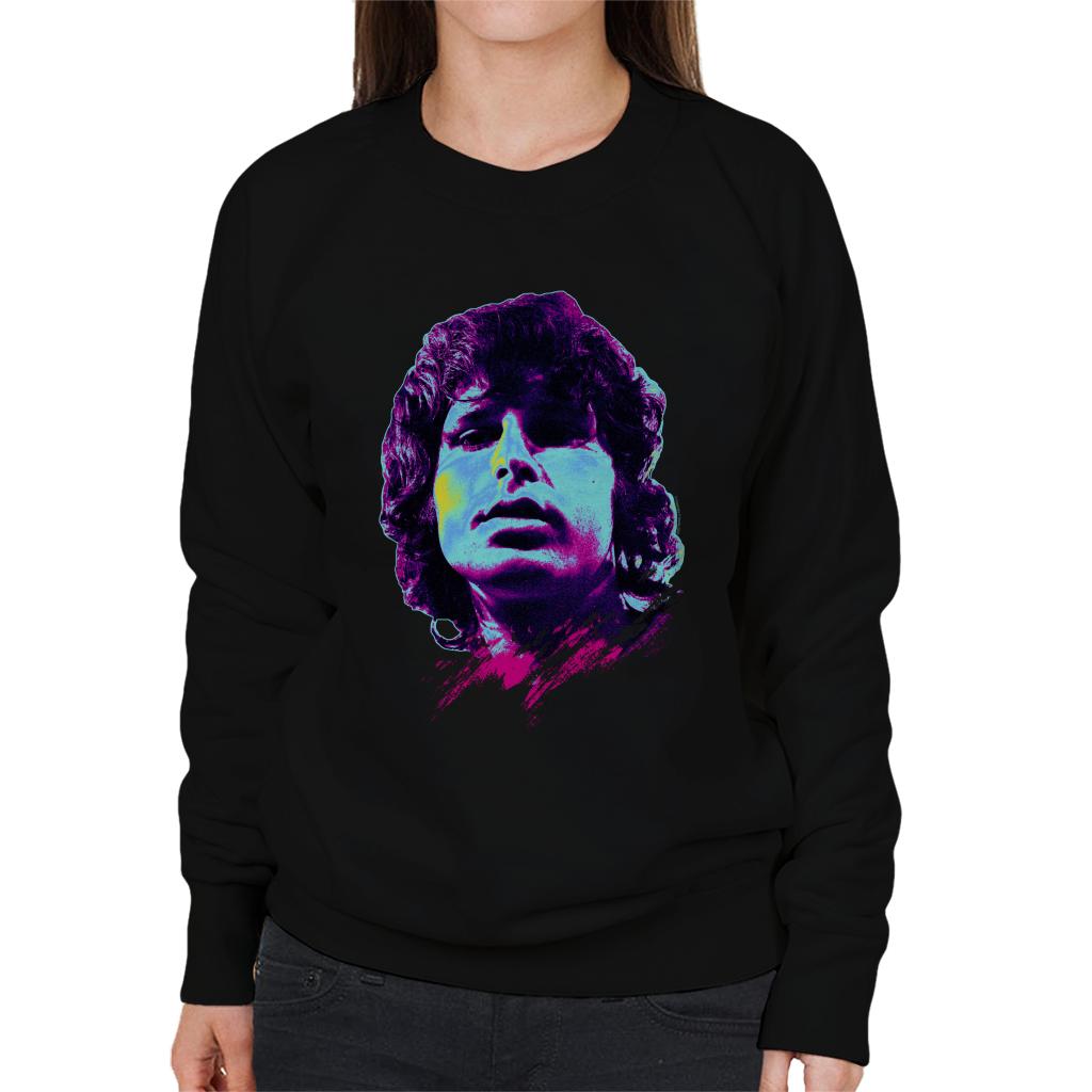 TV Times Jim Morrison Retro Pop Art Stylised Women's Sweatshirt-ALL + EVERY