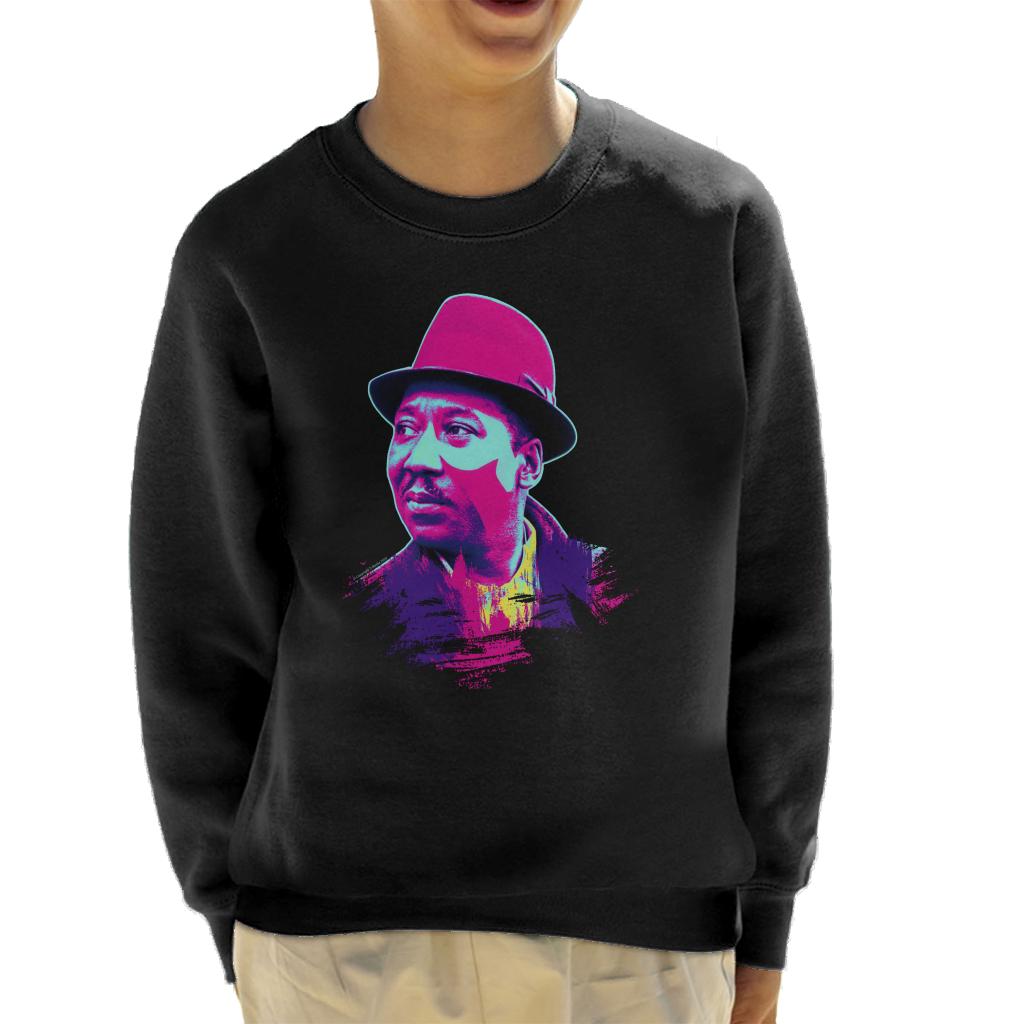 TV Times Muddy Waters Blues And Gospel Train 1964 Pop Art Stylised Kids Sweatshirt-ALL + EVERY