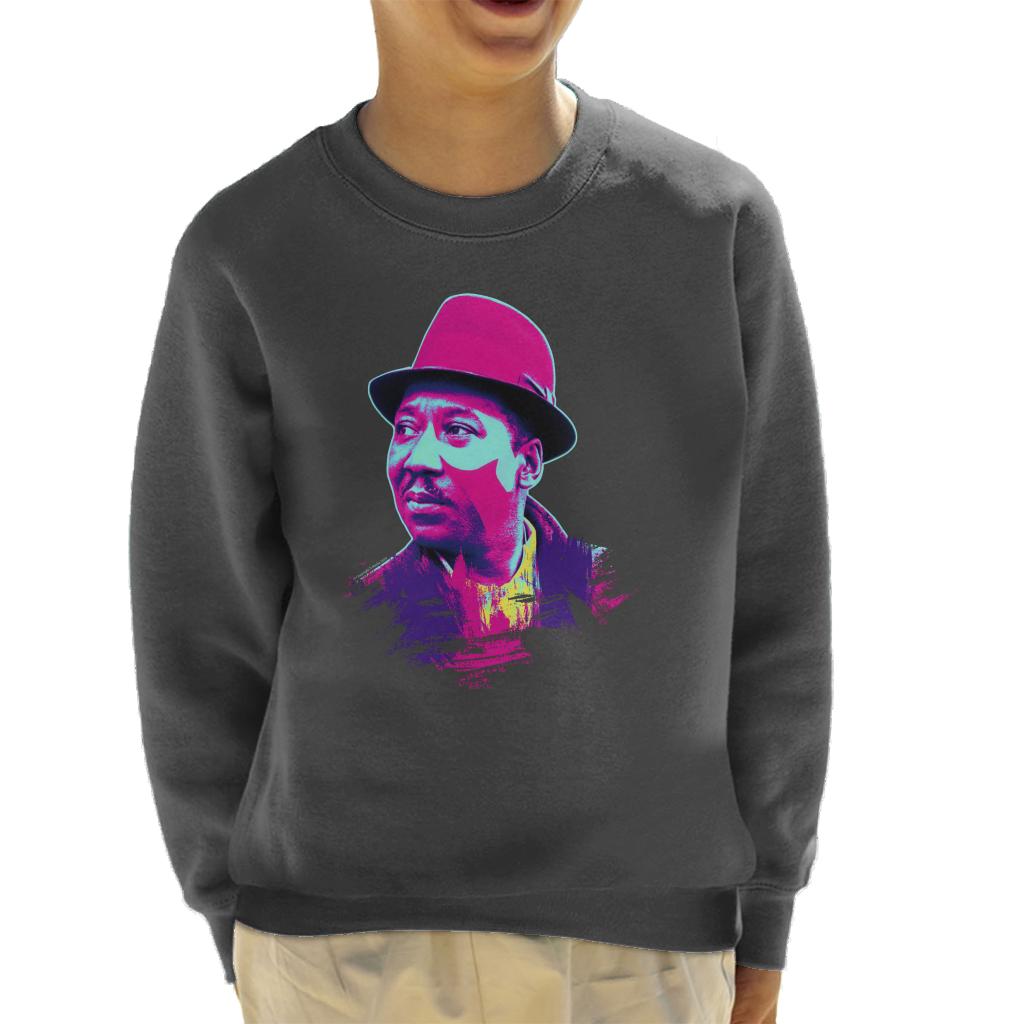 TV Times Muddy Waters Blues And Gospel Train 1964 Pop Art Stylised Kids Sweatshirt-ALL + EVERY