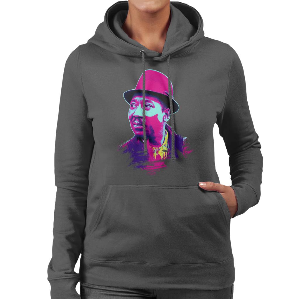 TV Times Muddy Waters Blues And Gospel Train 1964 Pop Art Stylised Women's Hooded Sweatshirt-ALL + EVERY