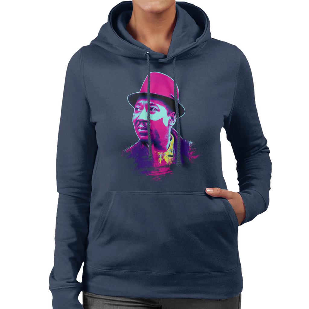 TV Times Muddy Waters Blues And Gospel Train 1964 Pop Art Stylised Women's Hooded Sweatshirt-ALL + EVERY