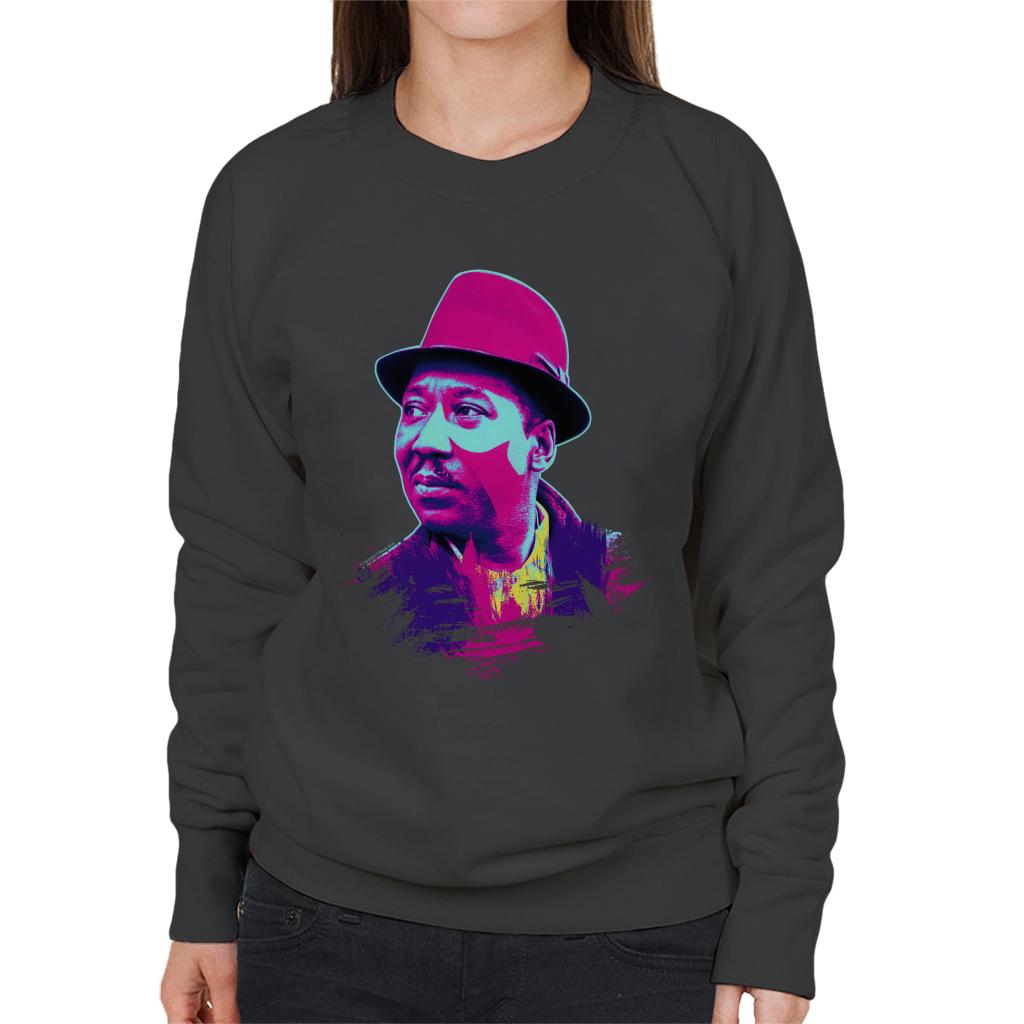 TV Times Muddy Waters Blues And Gospel Train 1964 Pop Art Stylised Women's Sweatshirt-ALL + EVERY