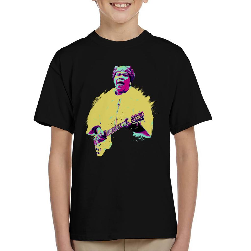 TV Times Sister Rosetta Tharpe Blues Gospel Train Pop Art Stylised Kids T-Shirt