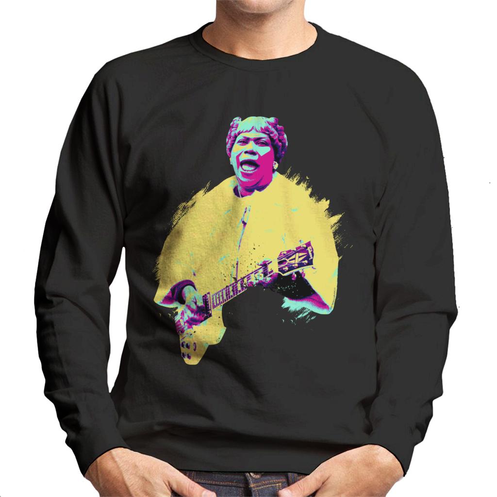 TV Times Sister Rosetta Tharpe Blues Gospel Train Pop Art Stylised Men's Sweatshirt