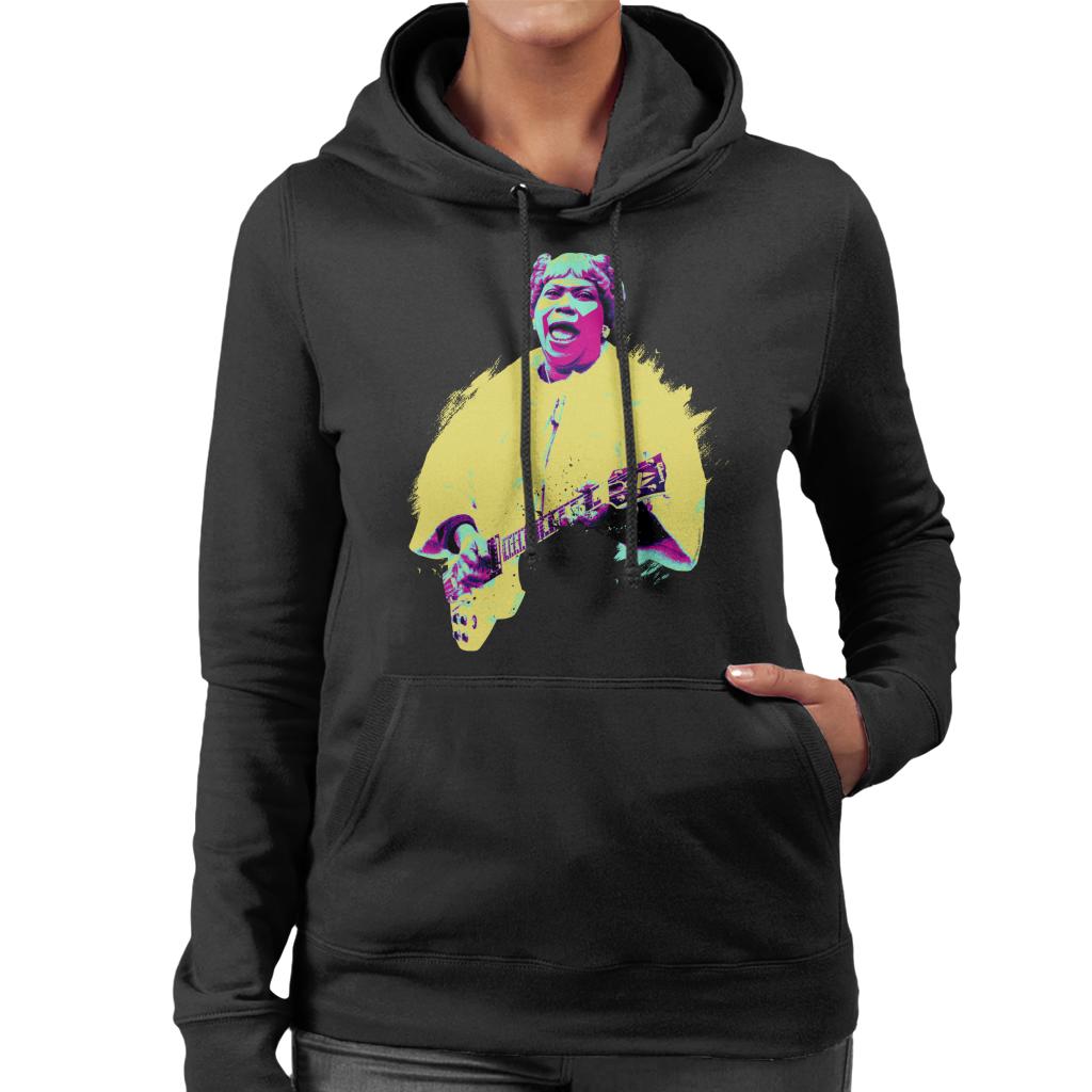 TV Times Sister Rosetta Tharpe Blues Gospel Train Pop Art Stylised Women's Hooded Sweatshirt