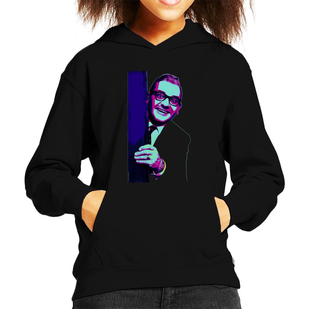 TV Times Ronnie Barker 1968 Pop Art Stylised Kids Hooded Sweatshirt-ALL + EVERY