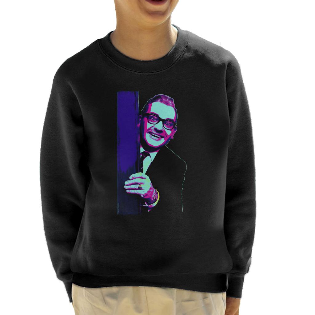 TV Times Ronnie Barker 1968 Pop Art Stylised Kids Sweatshirt-ALL + EVERY