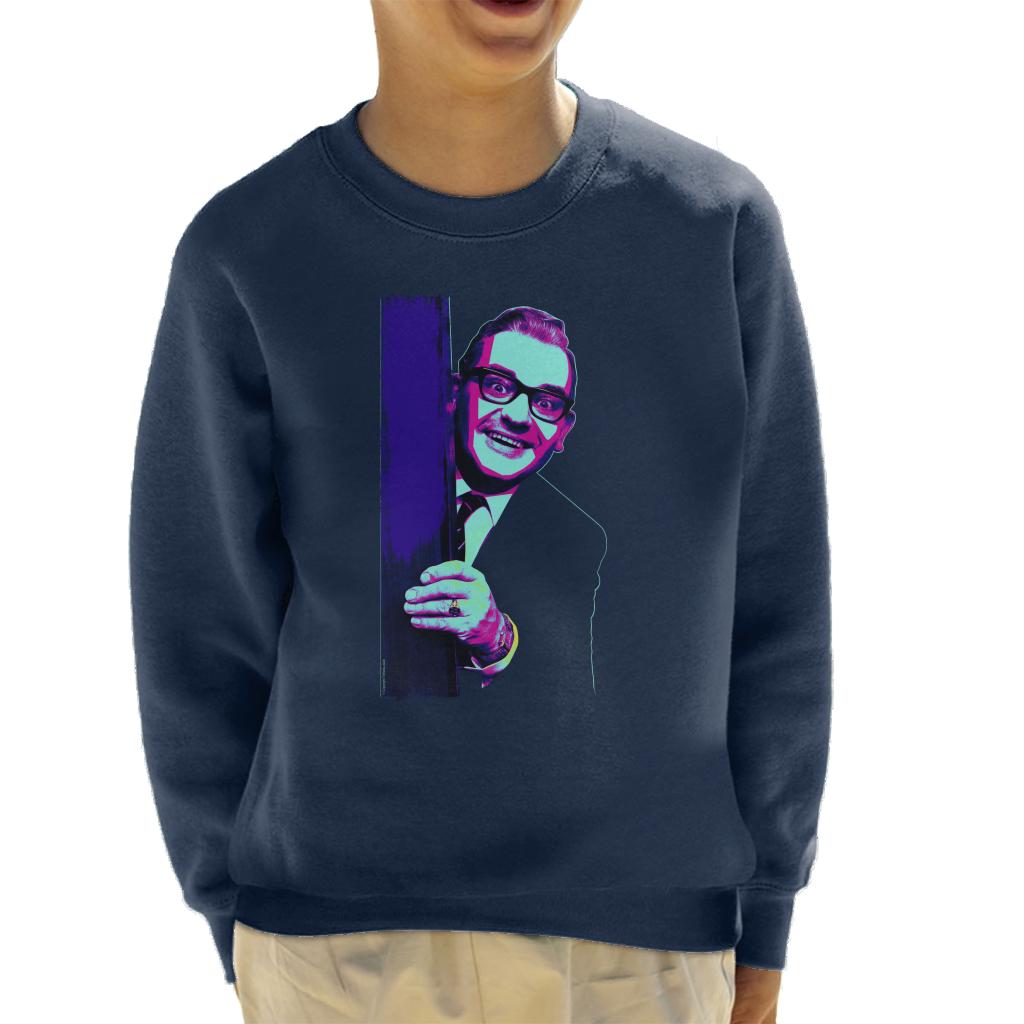 TV Times Ronnie Barker 1968 Pop Art Stylised Kids Sweatshirt-ALL + EVERY