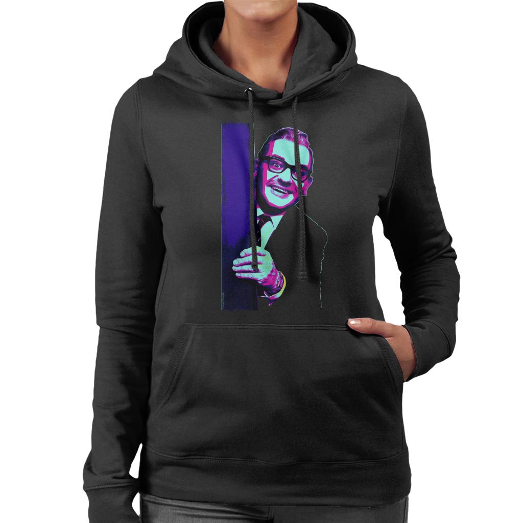 TV Times Ronnie Barker 1968 Pop Art Stylised Women's Hooded Sweatshirt-ALL + EVERY