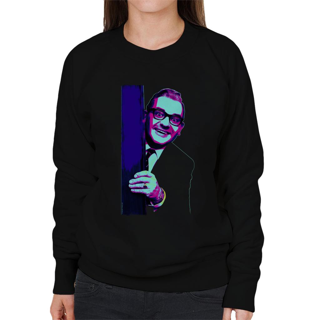 TV Times Ronnie Barker 1968 Pop Art Stylised Women's Sweatshirt-ALL + EVERY