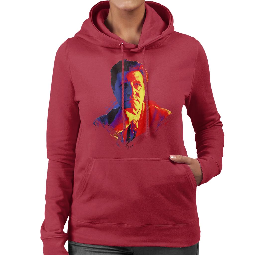 TV Times Tommy Cooper Portrait 1971 Pop Art Stylised Women's Hooded Sweatshirt-ALL + EVERY