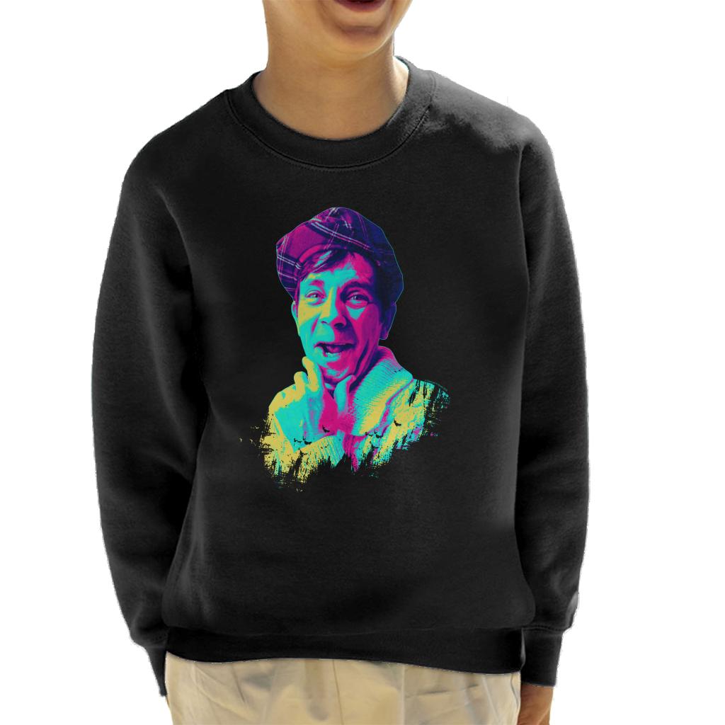 TV Times Norman Wisdom 1968 Pop Art Stylised Kids Sweatshirt-ALL + EVERY