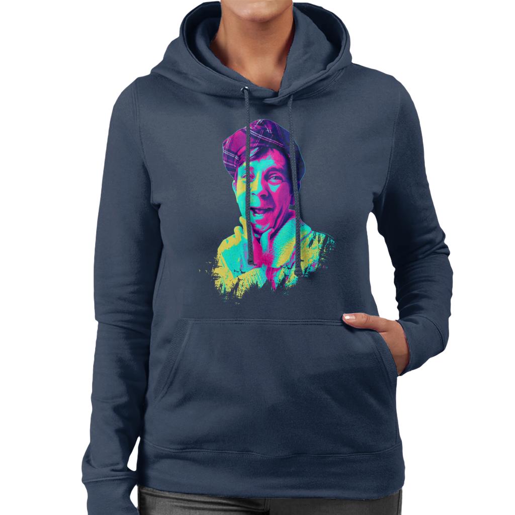 TV Times Norman Wisdom 1968 Pop Art Stylised Women's Hooded Sweatshirt-ALL + EVERY