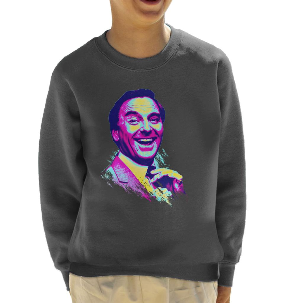 TV Times Bob Monkhouse 1982 Pop Art Stylised Kids Sweatshirt-ALL + EVERY