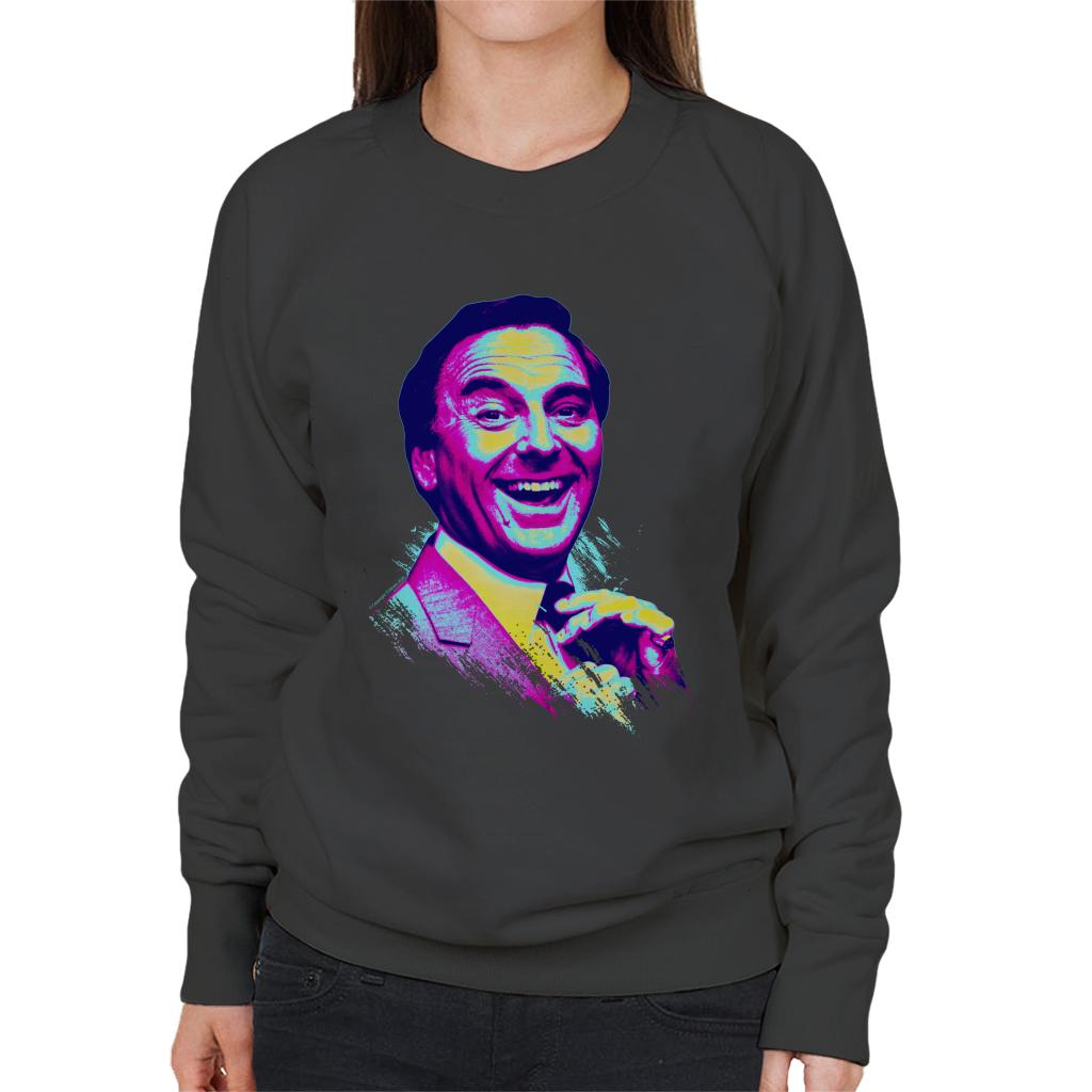 TV Times Bob Monkhouse 1982 Pop Art Stylised Women's Sweatshirt-ALL + EVERY