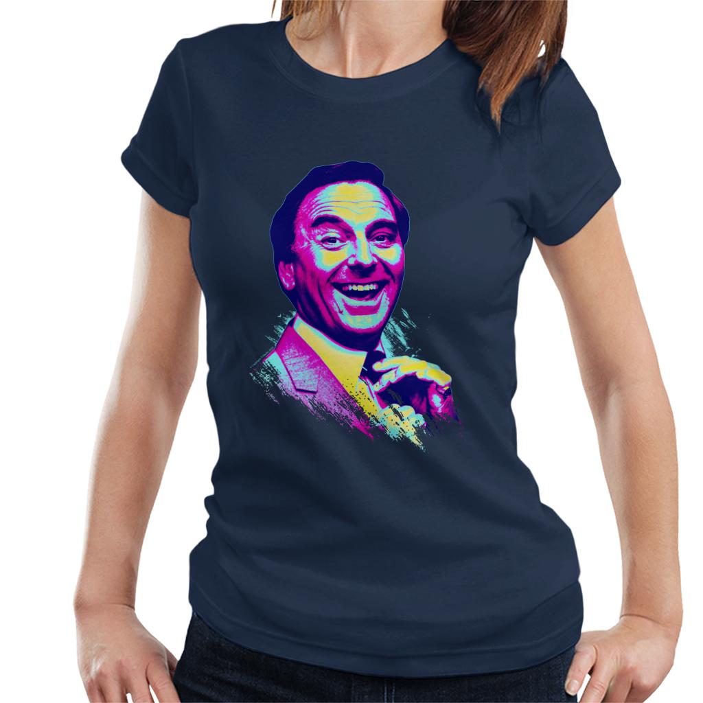 TV Times Bob Monkhouse 1982 Pop Art Stylised Women's T-Shirt-ALL + EVERY