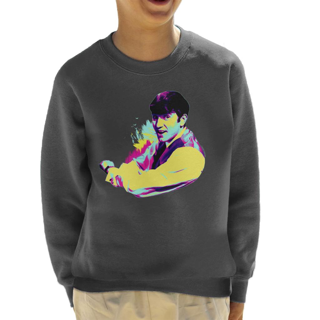 TV Times Jimmy Tarbuck 1964 Pop Art Stylised Kids Sweatshirt-ALL + EVERY