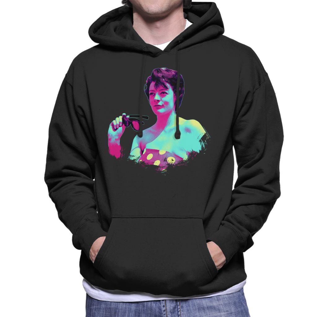 TV Times Maggie Smith Retro Frame Pop Art Stylised Men's Hooded Sweatshirt-ALL + EVERY