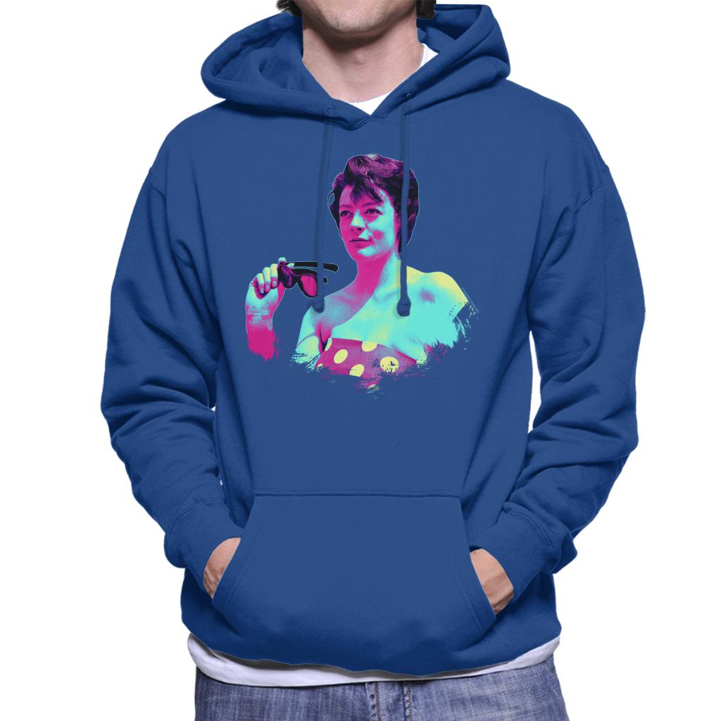 TV Times Maggie Smith Retro Frame Pop Art Stylised Men's Hooded Sweatshirt-ALL + EVERY