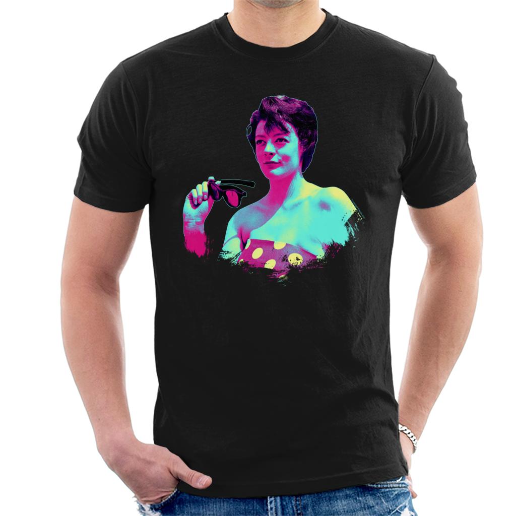 TV Times Maggie Smith Retro Frame Pop Art Stylised Men's T-Shirt-ALL + EVERY