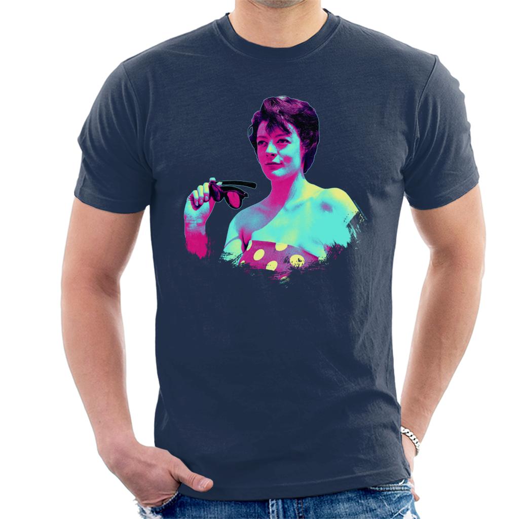 TV Times Maggie Smith Retro Frame Pop Art Stylised Men's T-Shirt-ALL + EVERY