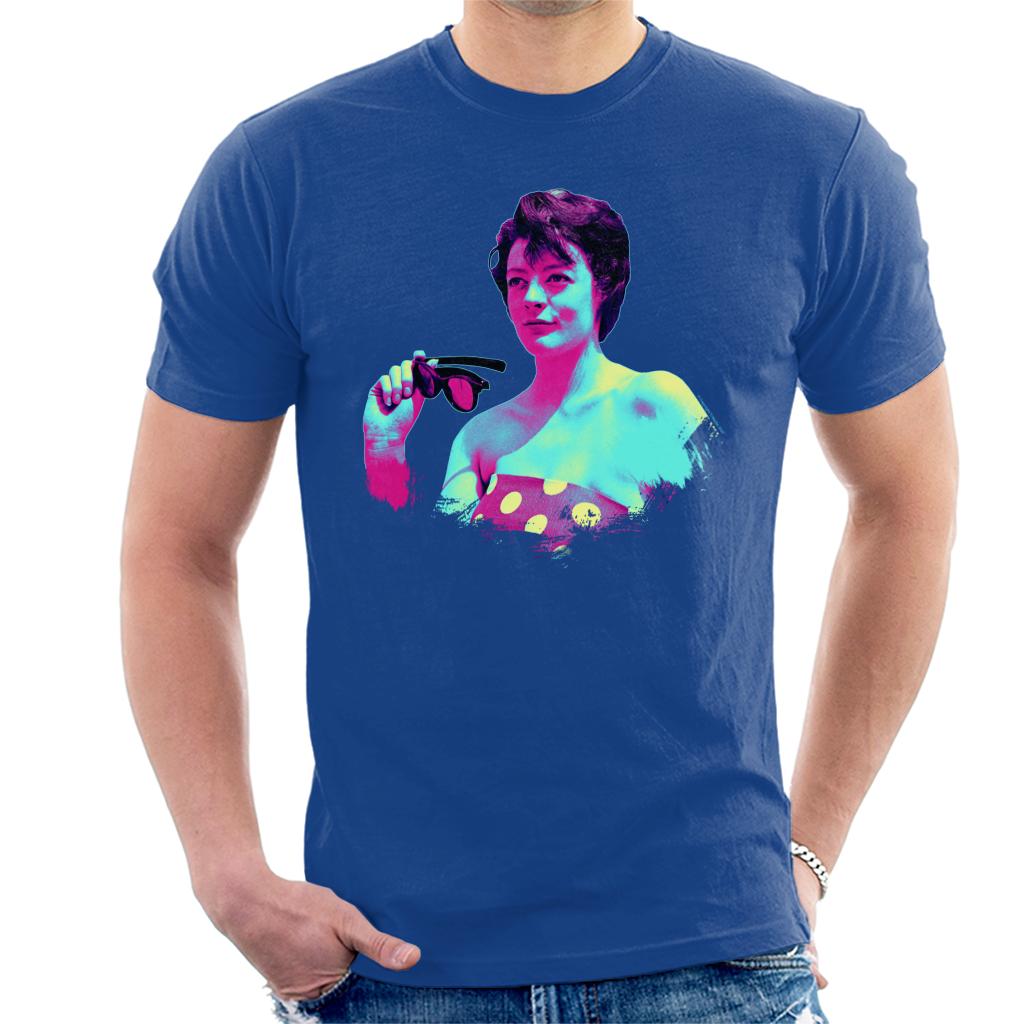 TV Times Maggie Smith Retro Frame Pop Art Stylised Men's T-Shirt-ALL + EVERY