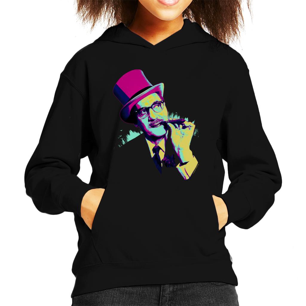 TV Times Groucho Marx 1967 Pop Art Stylised Kids Hooded Sweatshirt-ALL + EVERY