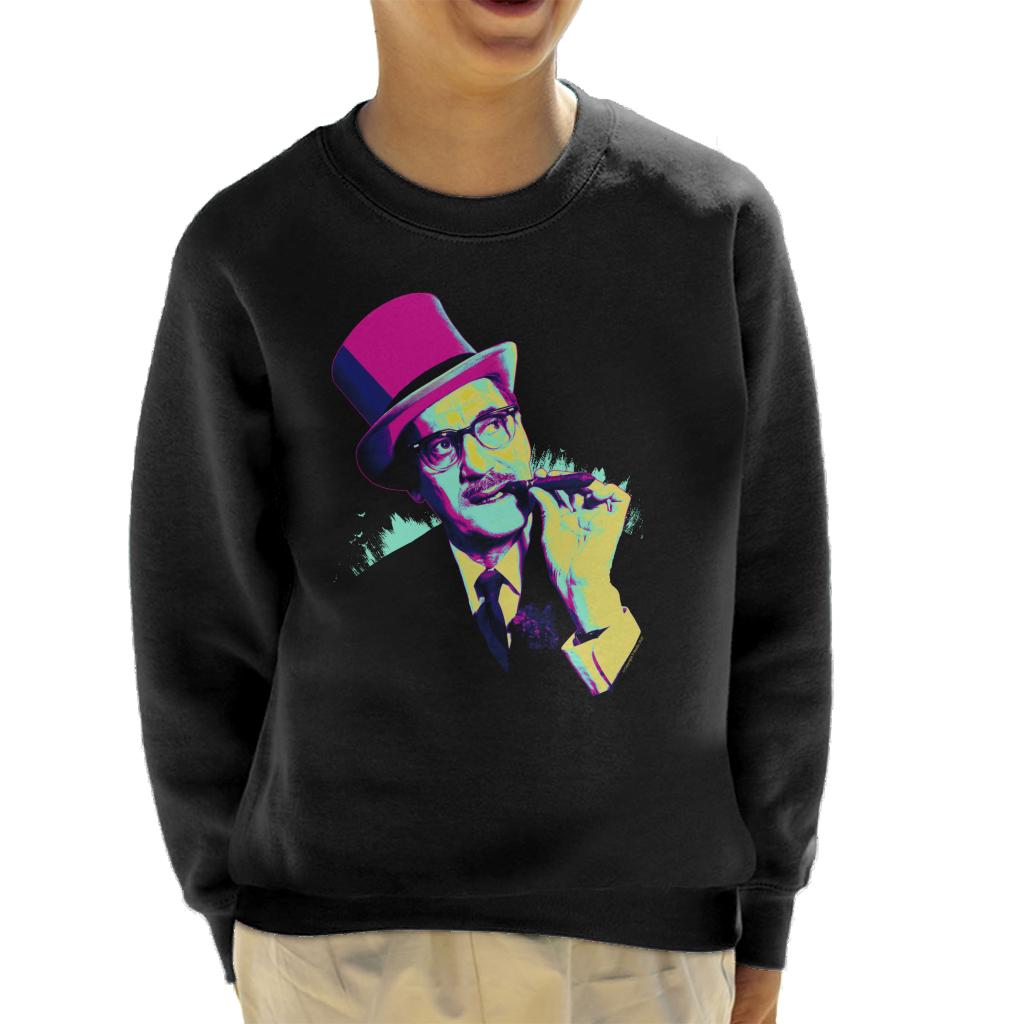 TV Times Groucho Marx 1967 Pop Art Stylised Kids Sweatshirt-ALL + EVERY