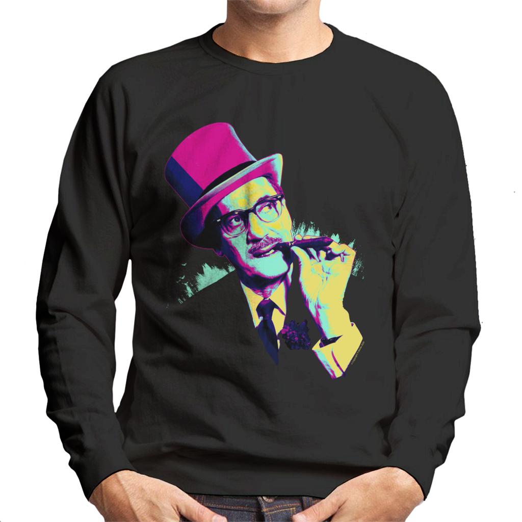 TV Times Groucho Marx 1967 Pop Art Stylised Men's Sweatshirt-ALL + EVERY