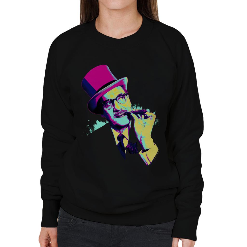 TV Times Groucho Marx 1967 Pop Art Stylised Women's Sweatshirt-ALL + EVERY