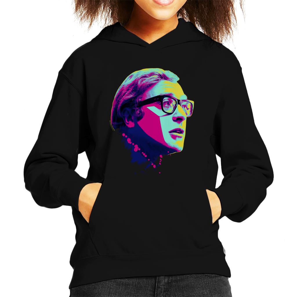 TV Times Michael Caine Billion Dollar Brain 1967 Pop Art Stylised Kids Hooded Sweatshirt-ALL + EVERY