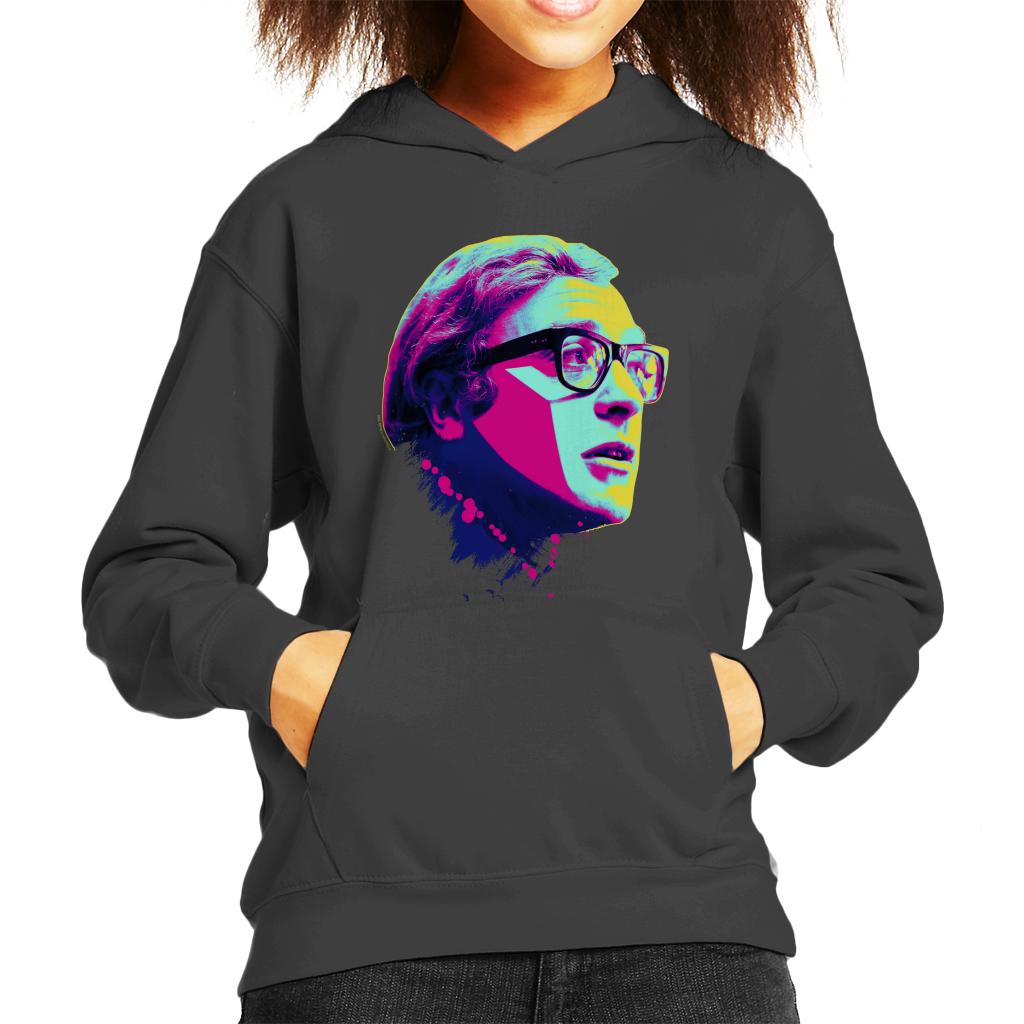 TV Times Michael Caine Billion Dollar Brain 1967 Pop Art Stylised Kids Hooded Sweatshirt-ALL + EVERY