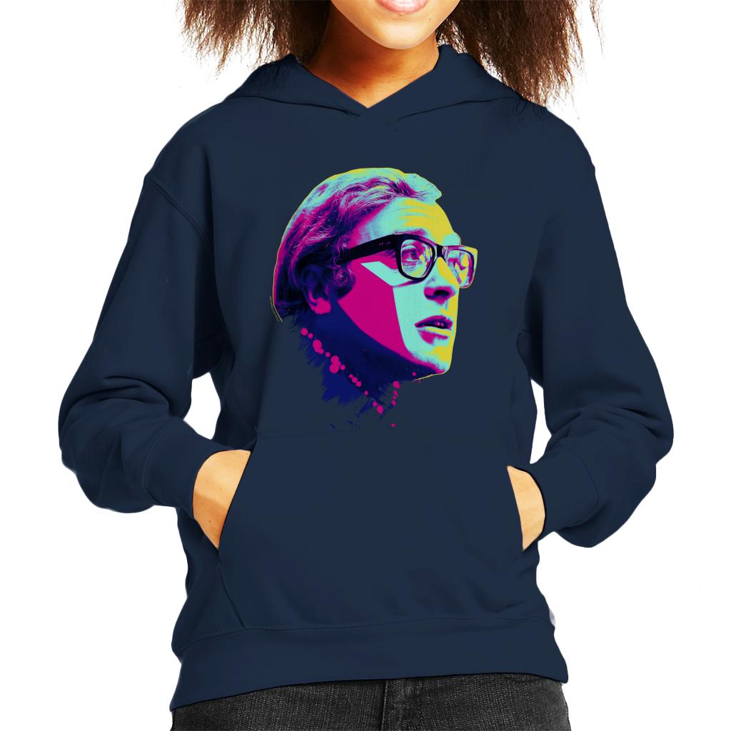 TV Times Michael Caine Billion Dollar Brain 1967 Pop Art Stylised Kids Hooded Sweatshirt-ALL + EVERY