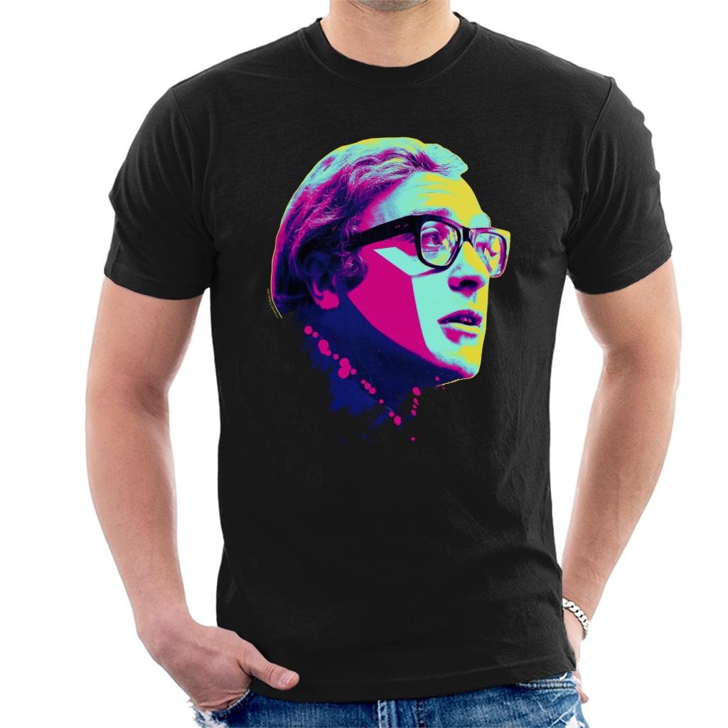 TV Times Michael Caine Billion Dollar Brain 1967 Pop Art Stylised Men's T-Shirt-ALL + EVERY